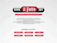 Tablet Screenshot of ilfatto.net